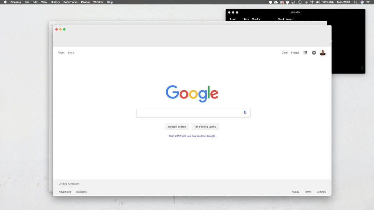 vandijckske's tweet photo. not sure i'm a big fan of Chrome's new minimal look... https://t.co/99sGdutgqa
