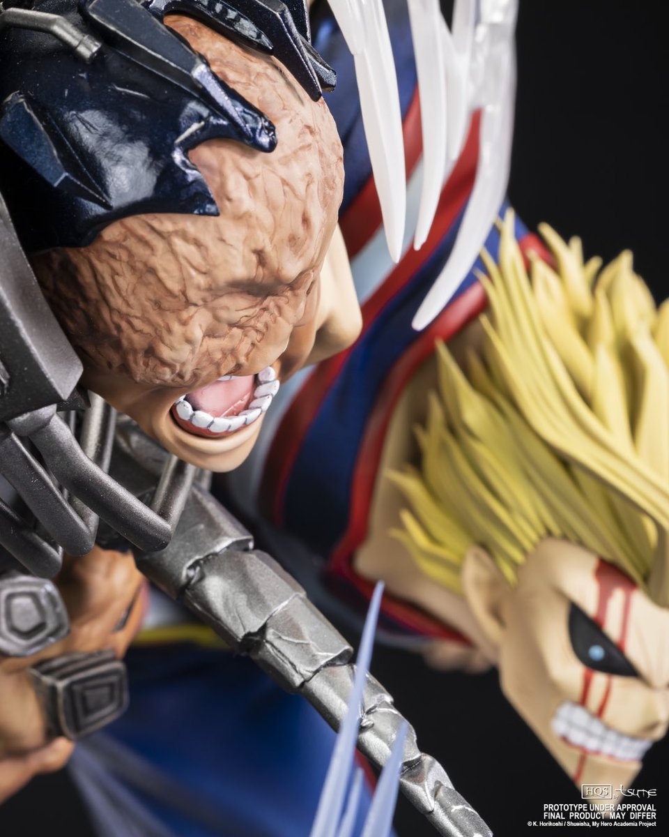 TsumeArt's tweet photo. United States of Smash HQS by Tsume
Limited Edition : 1600 pieces.
#MHA comes to Tsume. All Might is here! The world’s greatest hero! Facing the leader of the Villain Alliance and arch-nemesis, All for One. Relive their breathtaking duel! Preorder now >> https://t.co/Egorew4VwY https://t.co/PrGBPbwflr
