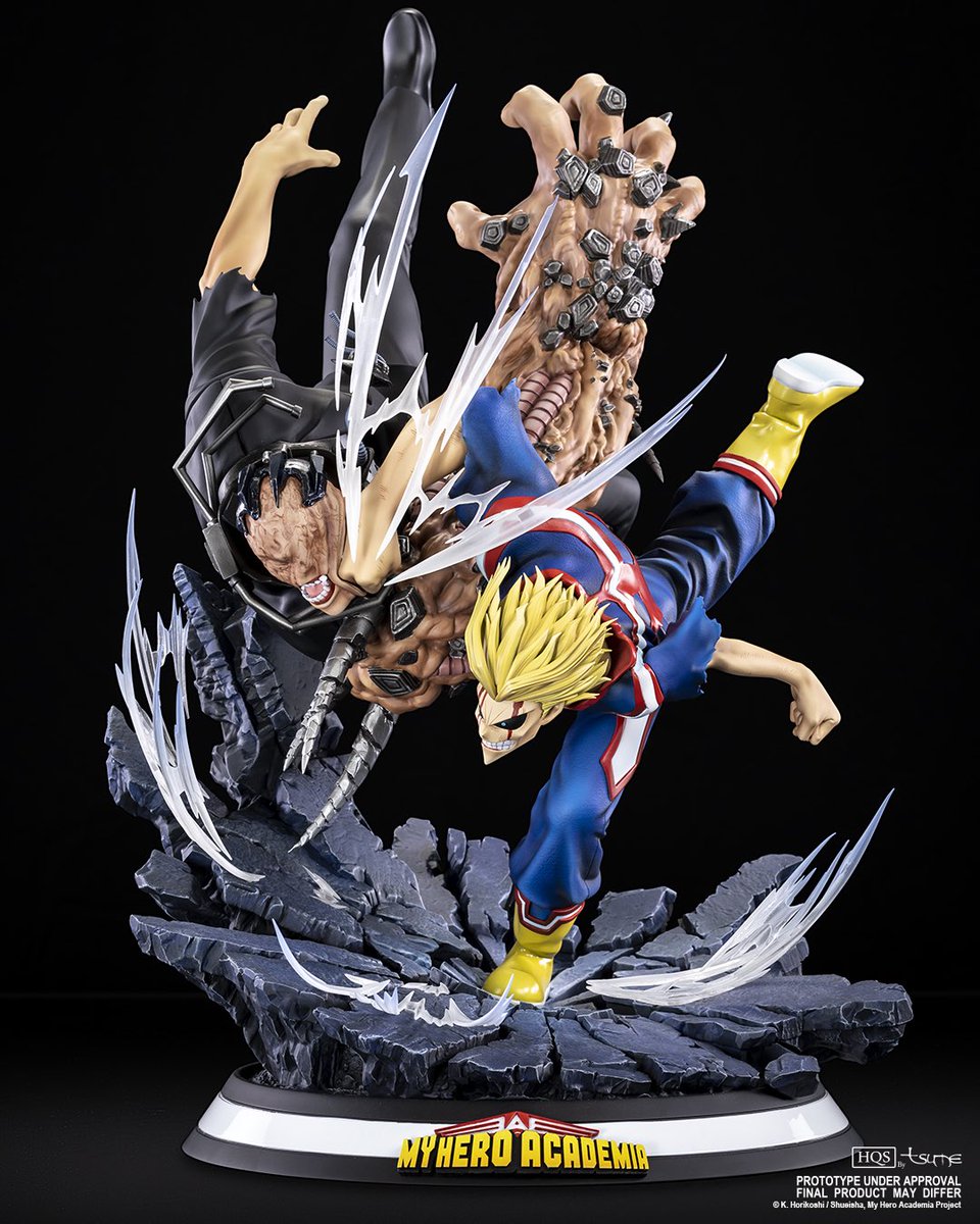 TsumeArt's tweet photo. United States of Smash HQS by Tsume
Limited Edition : 1600 pieces.
#MHA comes to Tsume. All Might is here! The world’s greatest hero! Facing the leader of the Villain Alliance and arch-nemesis, All for One. Relive their breathtaking duel! Preorder now >> https://t.co/Egorew4VwY https://t.co/PrGBPbwflr