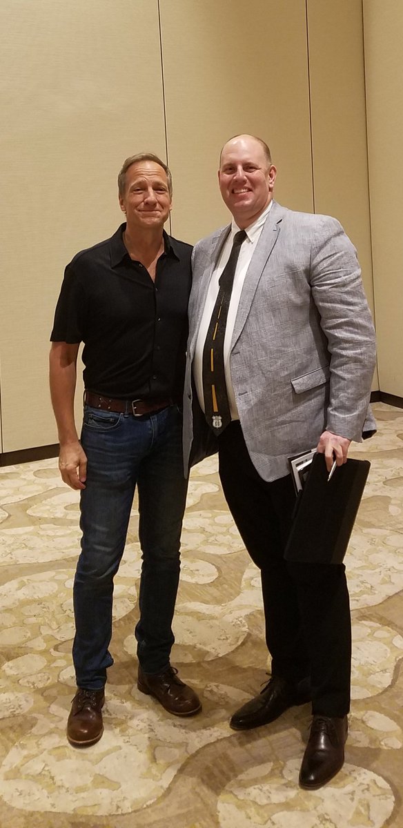 Thank you <a href="/mikeroweworks/">The Real Mike Rowe</a> for your humor and the important skills-based jobs message that you gave at the <a href="/NAPATweets/">National Asphalt Pavement Association</a> Annual Meeting. #NAPAAM #mikeroweworks