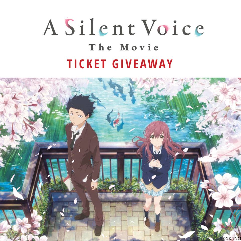 Ticket Giveaway! ✨

Like and retweet this tweet by TODAY (11:59PM PST) and 5* lucky winners will each receive a FREE pair of tickets to A SILENT VOICE!  

#ASilentVoice returns to theaters for  two-days only - 1/28 &amp; 31. 
Learn more at goo.gl/aezSjT 

#ticket #giveaway