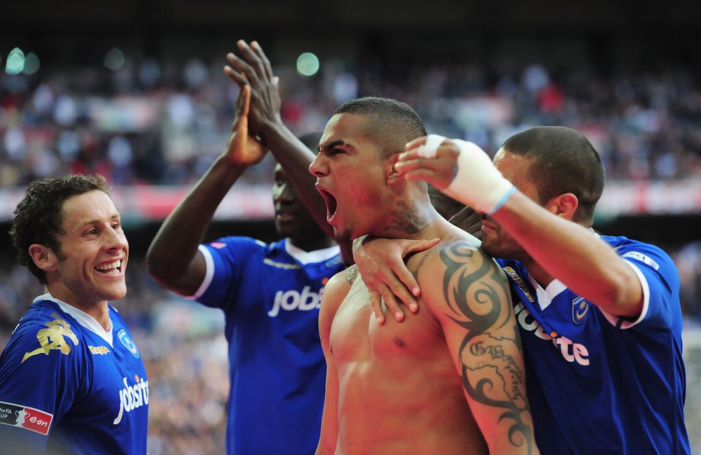 Absolute scenes. Best of luck at @FCBarcelona @KPBofficial #Pompey #FACupMemories