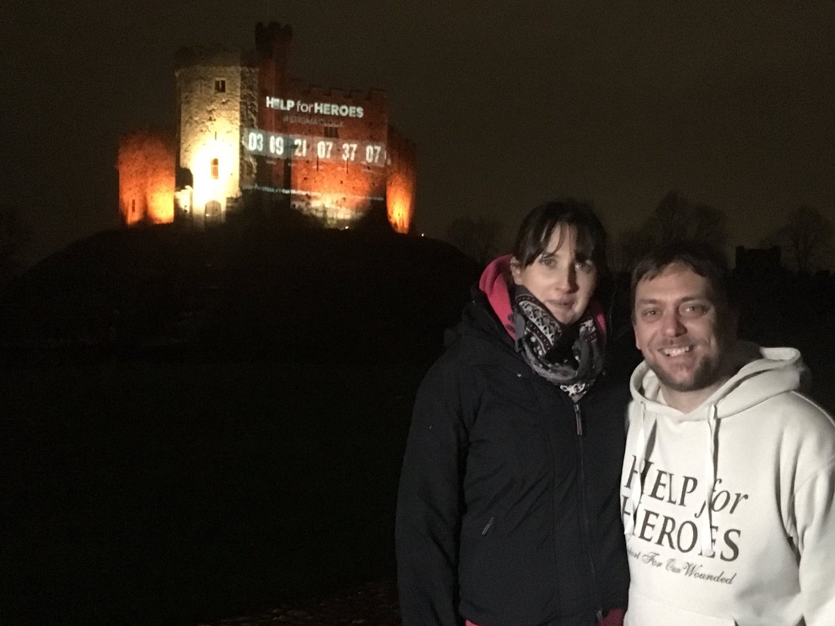 I had the pleasure of meeting @Swanseaarcher Matt &amp; his wife Zoe this evening to hear why they’re backing a campaign to ensure military veterans seek help for mental health issues sooner. Matt did for his PTSD &amp; it changed their lives. <a href="/H4HWales/">HelpForHeroesWales&Hereford</a> #CutTheClock