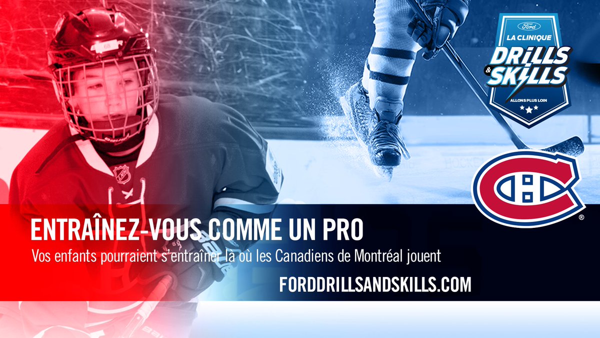 La clinique Drills &amp; Skills <a href="/FordCanada/">Ford Canada</a>!

Votre enfant désire s'entraîner comme les pros avec son équipe? Voilà sa chance!

DÉTAILS 👉 goha.bs/2U8T5oM