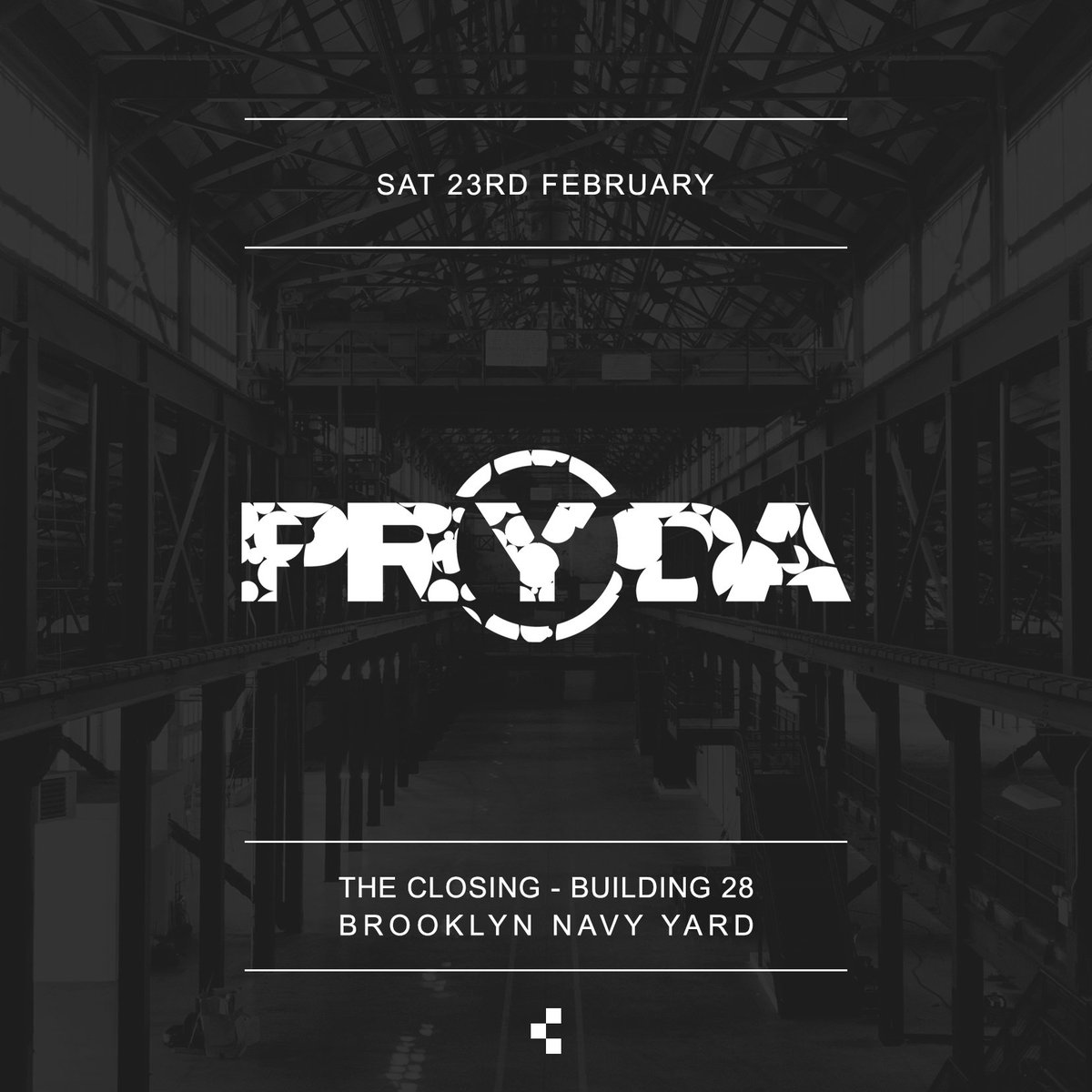 NYC Last ever show in this amazing venue!  It is going to be special...  bit.ly/PRYDA-BK @Teksupportnyc https://t.co/Sa5J7eFWJm