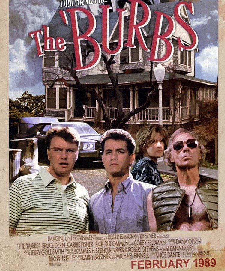 🎥 We have The Burbs ready to roll for #moviemonday. 8:30pm start time 🕣