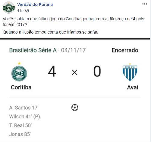 FC_Coritiba's tweet image. isso é triste