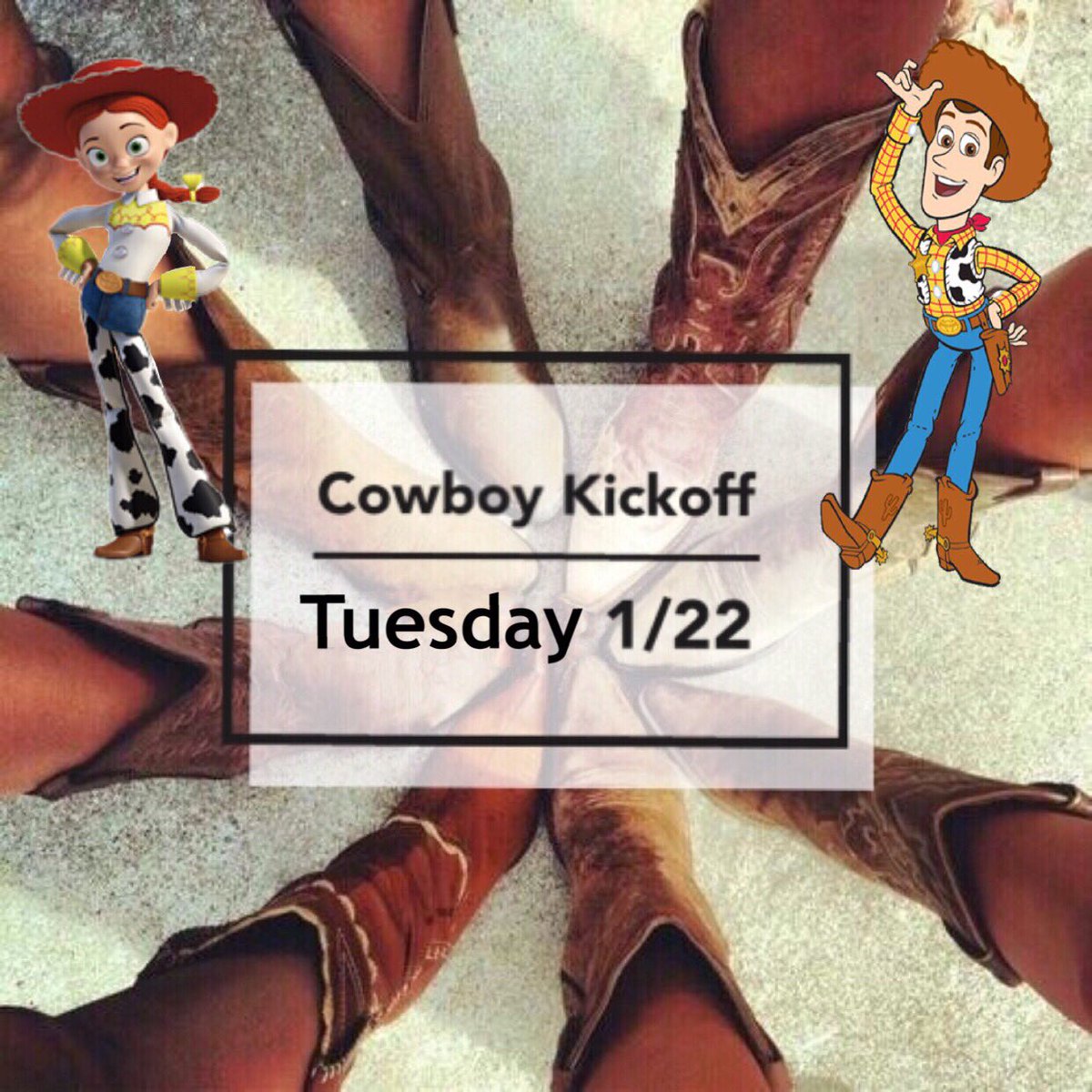 Sen19rs_ehs's tweet photo. YERRRRR HEARD!!! Join us tomorrow for our first day of spirit week!!!!! Wear your cowboy hats and boots 🤪👢🐴 https://t.co/gzNxVw2zsm