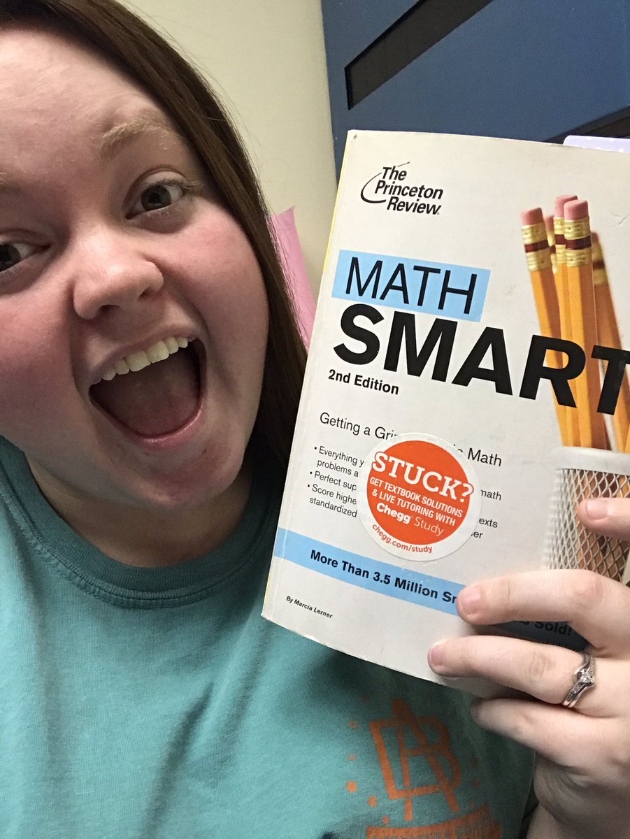 alyssabryantcc's tweet photo. Guess who is DONE with her #MathSmart book? This girl! 💁🏻‍♀️ 

#conversechat
#mathclass https://t.co/9hnrLi2NYC