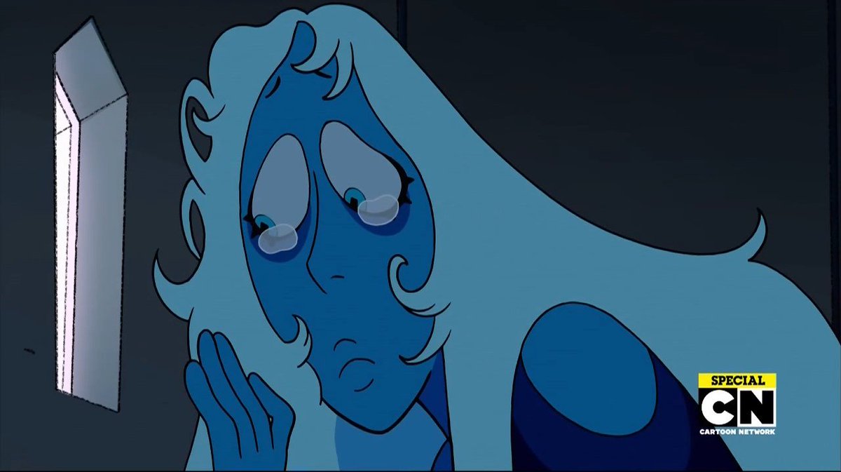 Ecto_1_'s tweet photo. Blue diamond is a blessing.
#StevenUniverse https://t.co/xiJMIo6SXM