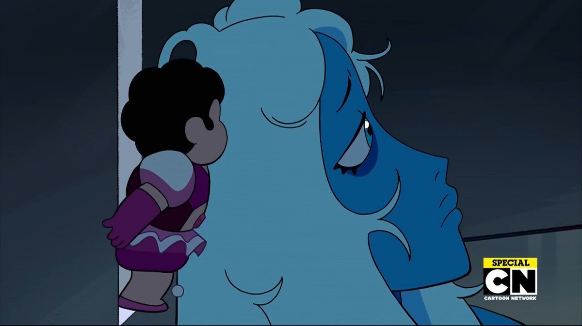 Ecto_1_'s tweet photo. Blue diamond is a blessing.
#StevenUniverse https://t.co/xiJMIo6SXM