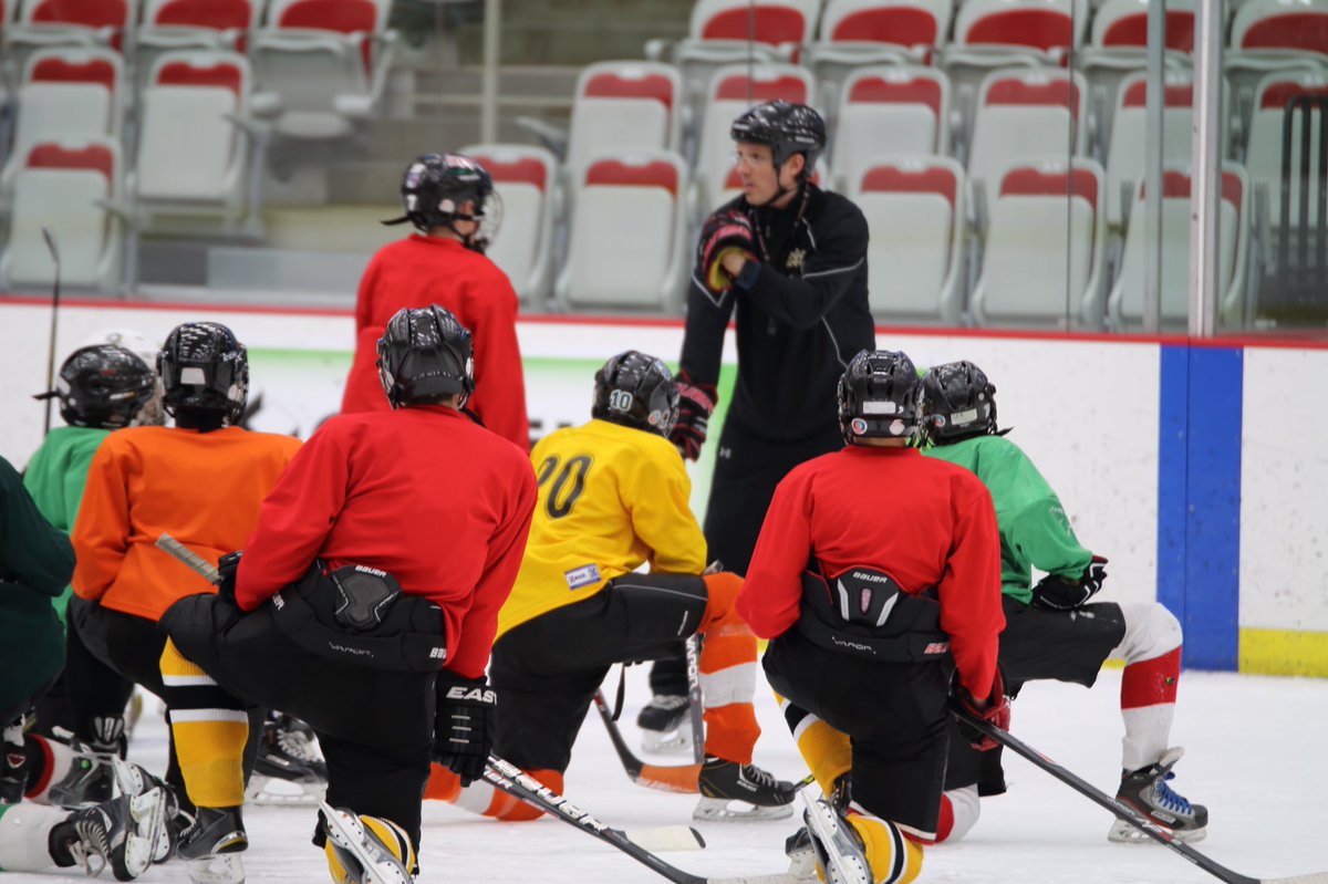 Happy Birthday to one of Havoc Hockey’s original skills coaches Svend Wiele! This photo was taken at our annual body contact March camp in 2015! Thank you Svend for always caring about each &amp; every player! #havochockey #havocelite #bodycontact #development #skills #happybirthday