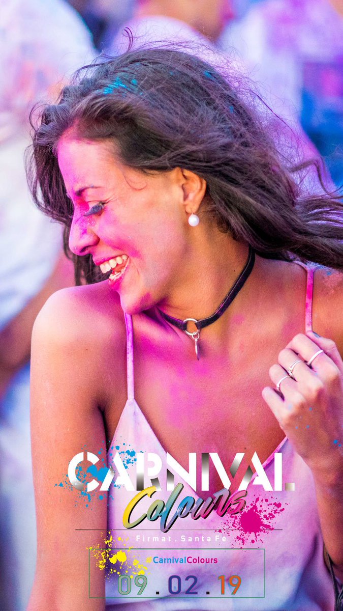 Hotelfest's tweet photo. Sábado 9 se Febrero.
Firmat, Santa De
Carnival Colours https://t.co/80D0aDGTEF