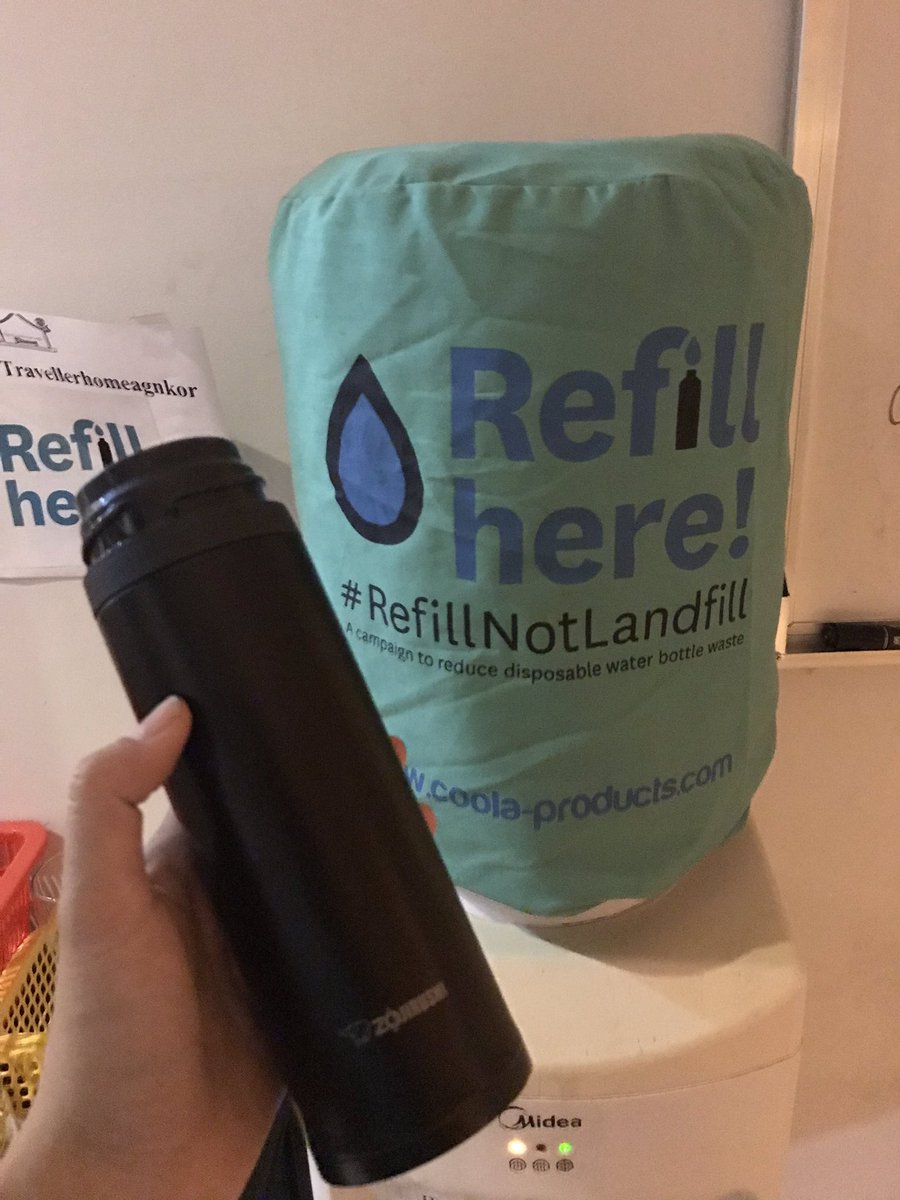 #GreeneryChallenge พาน้องหมูดำเที่ยวเสียมเรียบ #refillnotlandfill