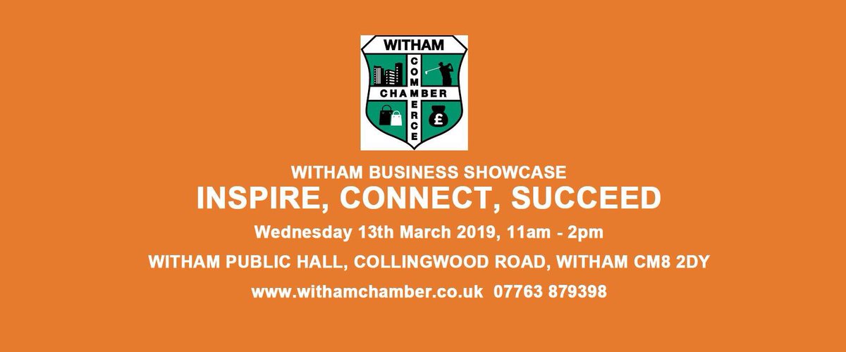 We are delighted to annouce our 2nd business showcase which is being held on our 80th Birthday!!  Book your stand now to avoid disappointment 
withamchamber.co.uk/business-showc…
#Networking #Businesses #FreeEntry