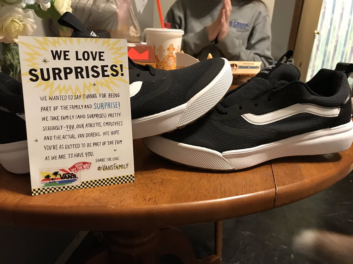 vans sent me free shoes