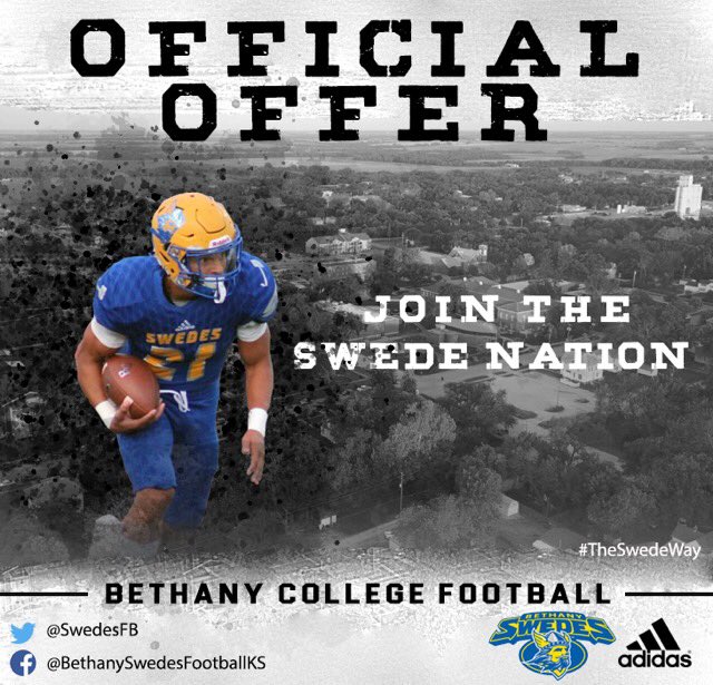MrRawLuck8's tweet photo. Blessed and honored to receive my second offer from Bethany College ๐๐๐@coachrave
#TheSwedeWay๐ค๐พ๐ค https://t.co/ucfGpPq80c