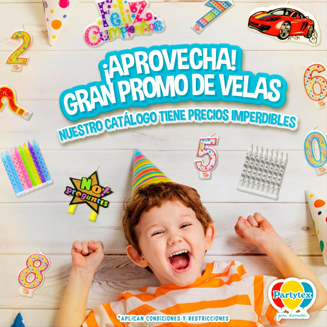partytex's tweet photo. ¡Si eres cliente Partytex debes saber que nuestro catalogo de velas tiene precios imperdibles!
Comunícate con tu asesor asignado.
Partytex ¡Pura diversión! 🎈
https://t.co/N9aCGyJpxv
#Partytex #globos #balloon #balloons #party #partyideas #Baloes #воздушные https://t.co/gpM2n4N3Nc
