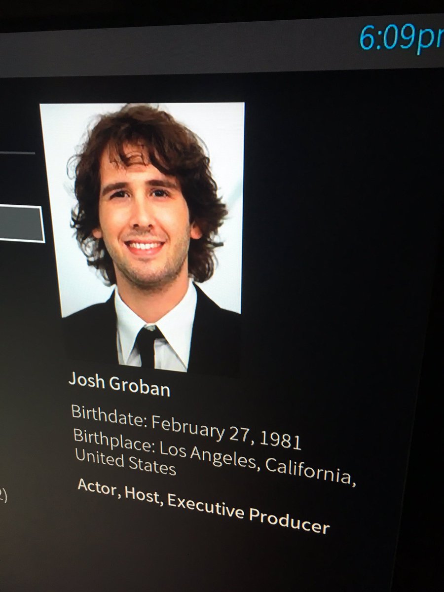 AmyyCarlin's tweet photo. Setting my new TiVo to record anything Josh Groban is in... OMG, how old is this pic @joshgroban?!? https://t.co/UWDEGh1XaN