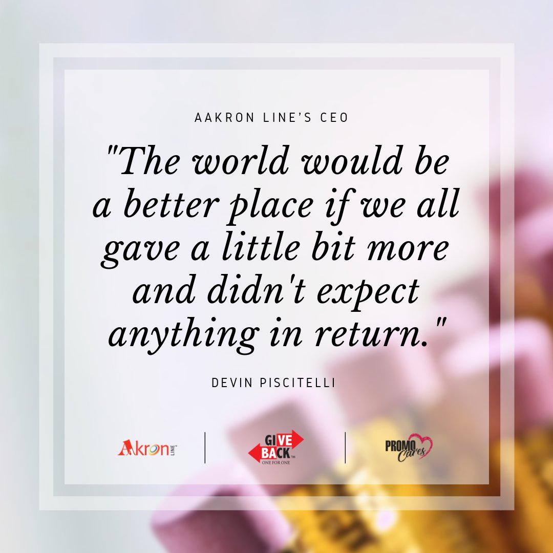 AAkronLine's tweet image. Devin Piscitelli, our CEO, had the opportunity to speak with @PromoCares Radio about our Give Back initiative. Listen to and share our story of how we, "raised our standard of giving." ow.ly/Tepl30nos3X #PromoCares #PromotionalProducts #GiveBack #EmpowerGenerosity