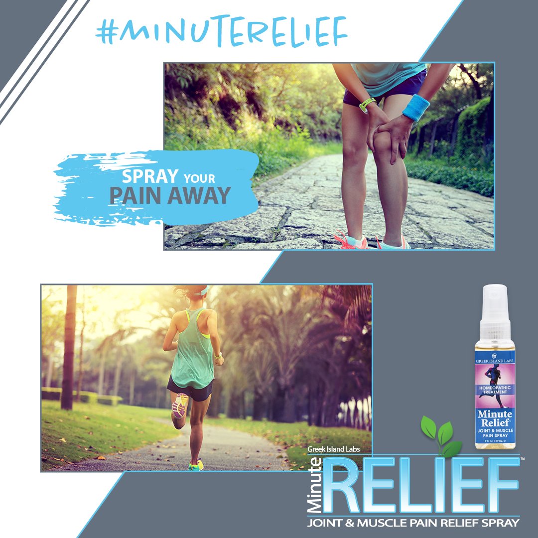 MinuteRelief's tweet photo. Got knee pain problems? Run that Pain Away!!! SOLUTION: Fast-Acting, Long-Lasting and Powerful 💥 Minute Relief Joint &amp; Muscle Pain Relief Spray.

#minuterelief #minutereliefspray #painrelief #naturalpainrelief #kneepain #kneepainrelief #running #runningpain #naturalproducts https://t.co/mcZbbbsWDD