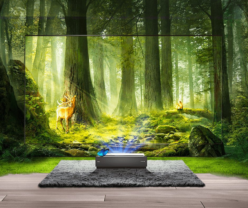HisenseIberiaES's tweet photo. Percibir cada detalle en la pantalla de tu TV ahora es posible: te presentamos LASER TV, una forma única de difrutar el contenido audiovisual. #SeeTheIncredible #LifeReimaged https://t.co/ENDgc8EmHc