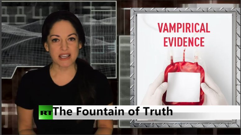 RT_America's tweet photo. Company offers $8,000 young-blood transfusions as fountain of youth (VIDEO) https://t.co/iOCJuJhCE2

@TheResident https://t.co/E6qeZg43jq