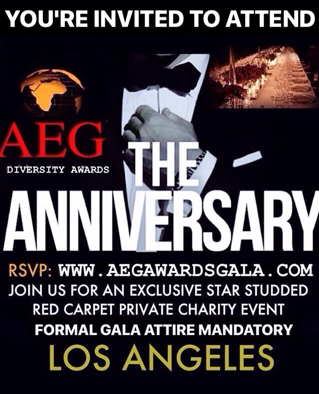 RSVP aegawardsgala.com
aegawardsgala.com/tickets