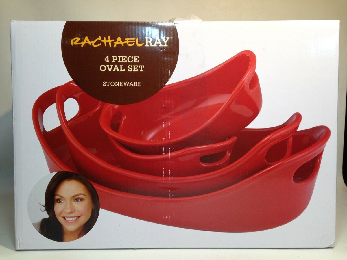 STEEL5757's tweet photo. Rachael Ray Stoneware Dish Set https://t.co/3MsK4ET9Lp #bakingandbeyond #bakingtips #bakingcooking #lovebaking #panset https://t.co/0YSnUwMvM1