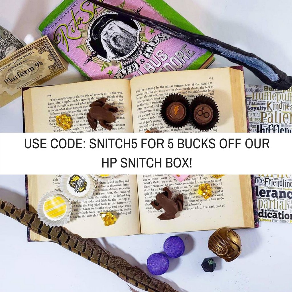 Trufflecottage's tweet photo. For 24 hours only, use code SNITCH5 for $5 off our Limited Edition Harry Potter Snitch Box!!! Team that with our discounted Standard Shipping, and it's our best price ever!!! #snitchplease ๐๐คฉ๐ https://t.co/9q8Kc9smN7 #harrypotter #mugglenet #potterhead https://t.co/CPdrKyZnks