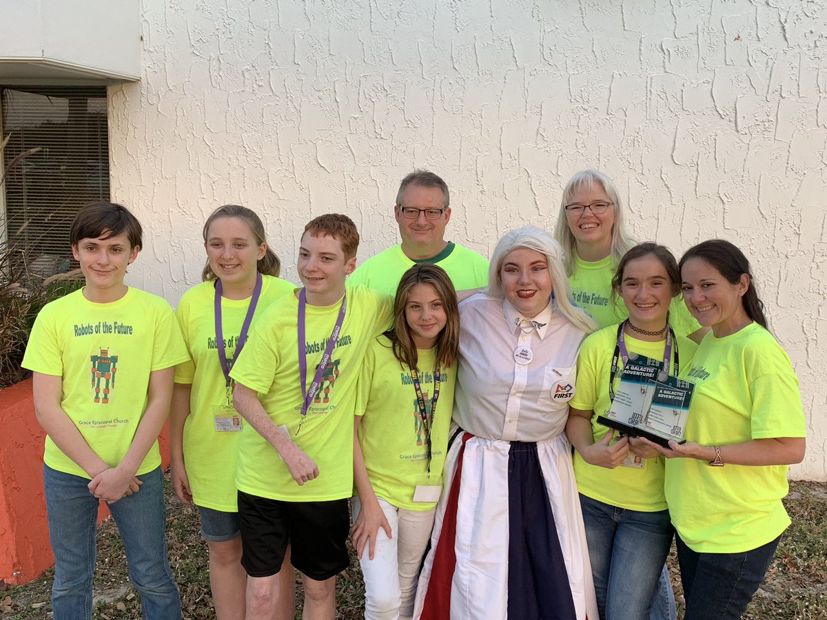 ROTF17472's tweet image. #RobotsoftheFuture achieved #firstplace 🥇 in robot 🤖 performance, took home the #ChampionAward 🏆, and are headed to Central Florida Regionals 🎟! 🎉 Thank you @SCHS_AITR, @Team2152, and @AmyMonahan2 for hosting an amazing tournament! #IntoOrbit #FIRSTinspires @CentralFLRobots