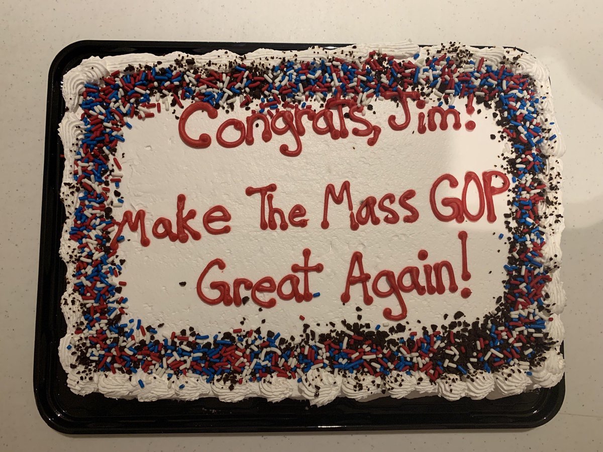 TewksburyGOP's tweet photo. Congratulations to our new @massgop Chair @JimLyonsMA! Great to be with our friends, the Dracut Republican Town Committee tonight! @GenestBrian @RuthChou4StCmte #MAGA #MMGA #mapoli #magop https://t.co/1F65DTsZVA