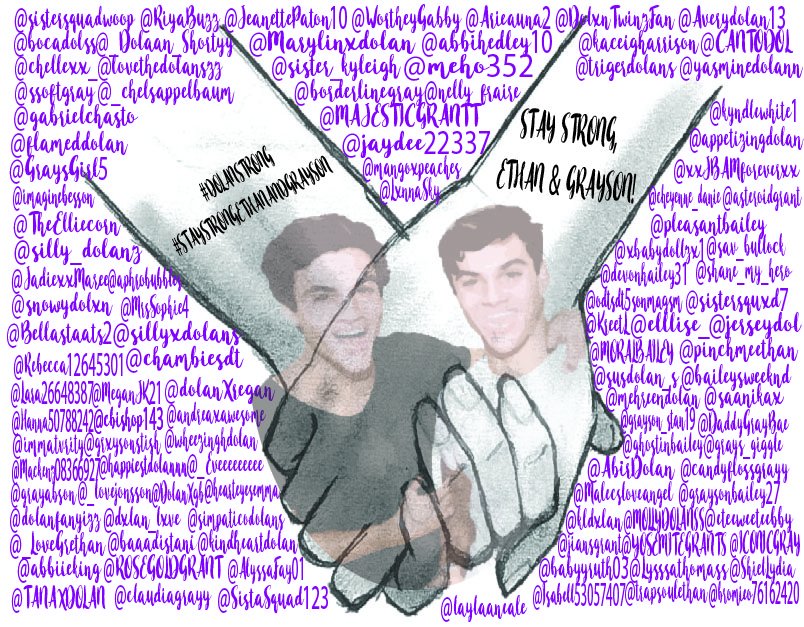 phantomscholarr's tweet photo. I worked 2 weeks on this for the twins. I know they're offline atm, but I still wanted to show them that we love them &amp; will be by their side throughout the hard times. They will NEVER be alone. @jamescharles @BryantEslava @RyanAbe @EthanDolan @GraysonDolan @emmachamberlain https://t.co/dPfjgfAEPg