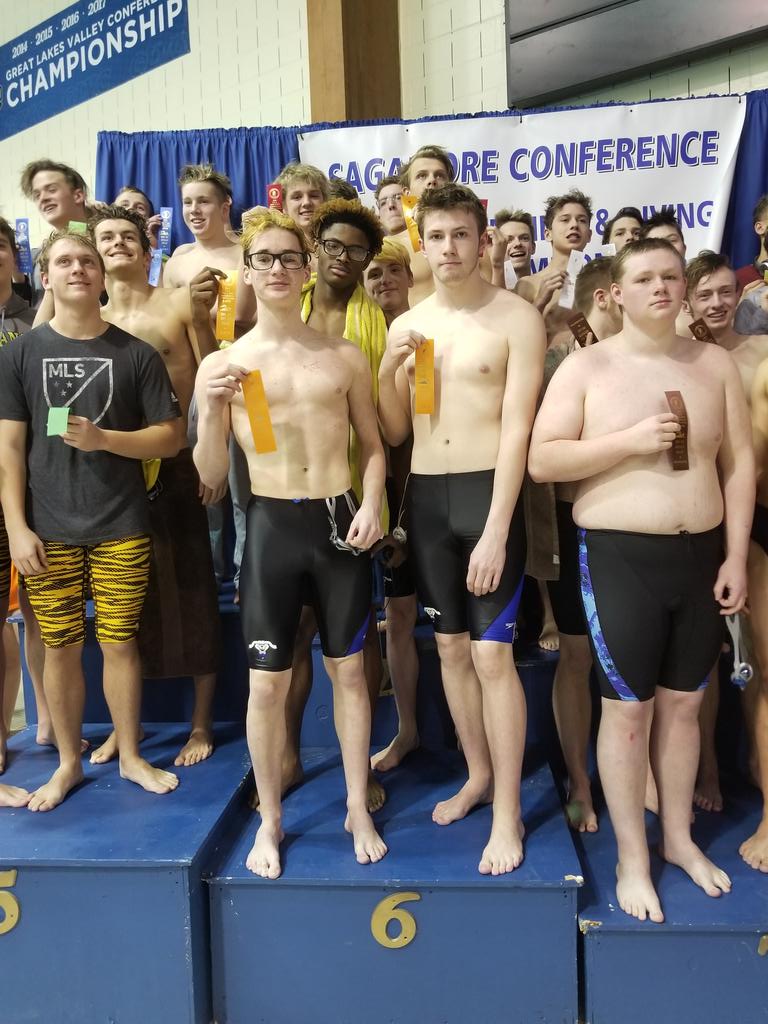 HotDogSwim's tweet photo. Congratulations to Adam Haynes, Evan Jordan, Aizik Niccum, and Tyler Harness for placing 6th in the 200 yard medley relay! https://t.co/ZS9A4Xp2Ce