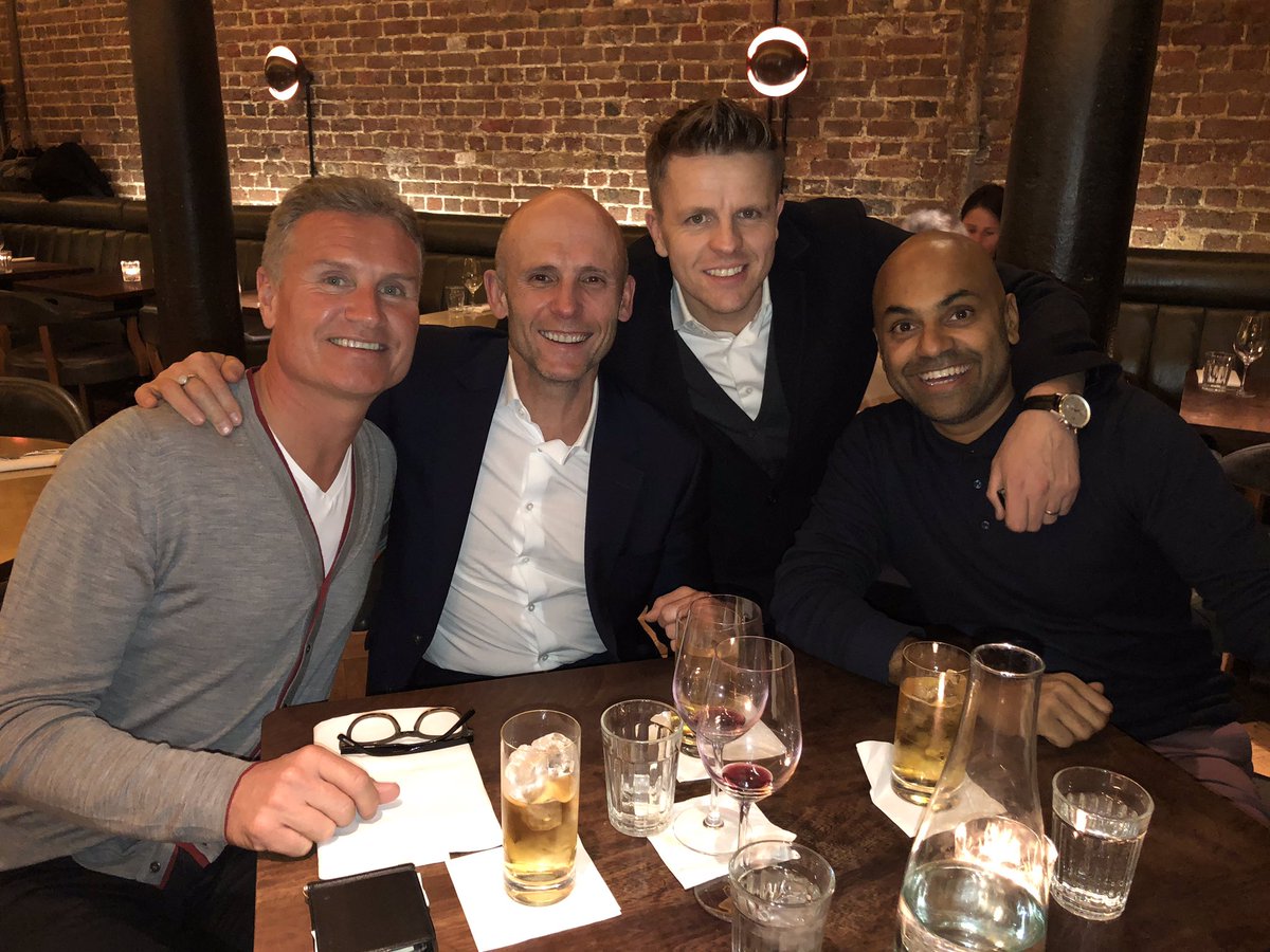 IanBlandford's tweet photo. This doesn’t happen enough. Proud to have been along for the ride with these guys since the start @davidcoulthardf1 @jakehumphrey and Sunil Patel #whisperfilms https://t.co/GewUi7aPsV