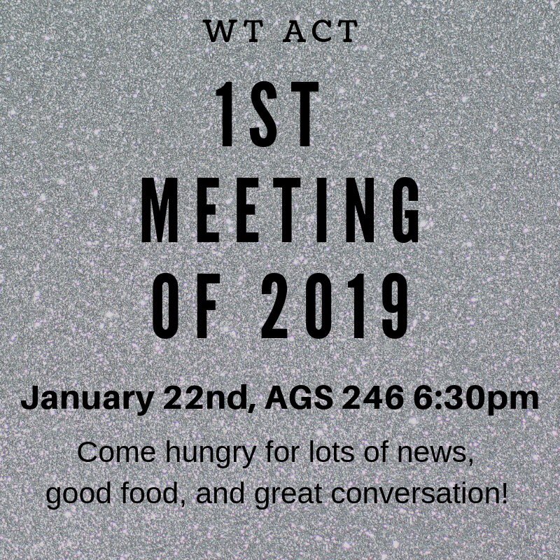 act_wt's tweet image. We hope you enjoyed your first week back  buffs! We can’t wait to see ya’ll tomorrow night at 6:30pm in AGS 246! #wtamuagriculture