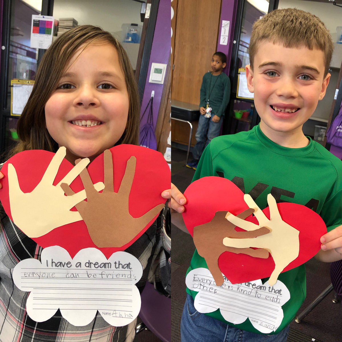 MissSpitzGrade2's tweet photo. We have a dream! #MartinLutherKingJr https://t.co/Iym8OnQLso