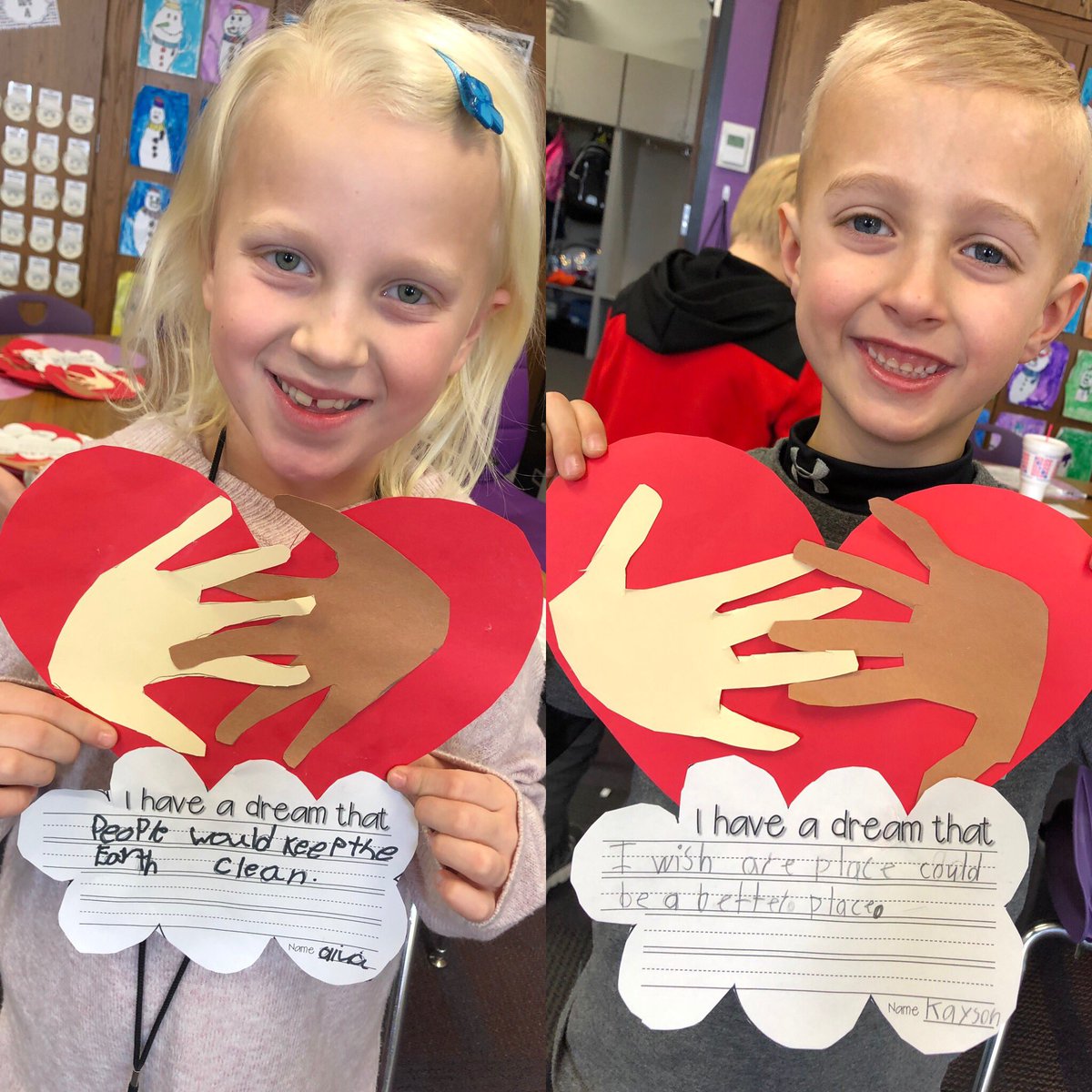 MissSpitzGrade2's tweet photo. We have a dream! #MartinLutherKingJr https://t.co/Iym8OnQLso