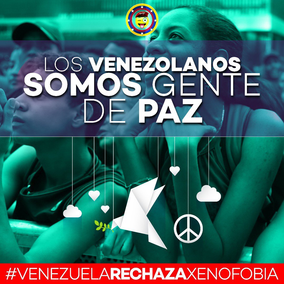 LISBE4's tweet photo. #VenezuelaRechazaLaXenofobia,seguimos en Batalla , utilicemos las redes @NicolasMaduro @karsanc @MPPEDUCACION @SaIaZESucre @cumanes_edward @psuvaristobulo https://t.co/FATzahjSle