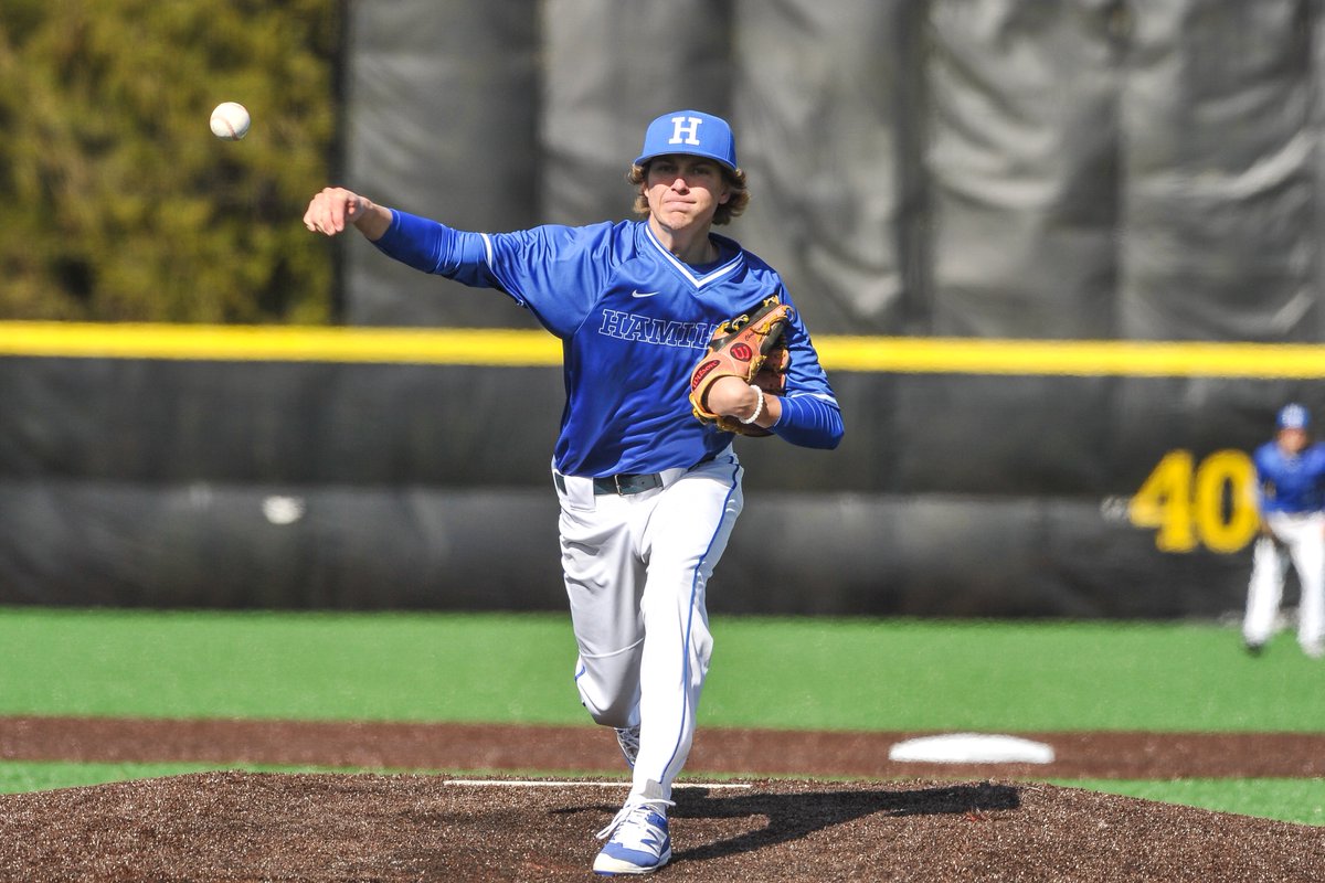 HamCollBaseball's tweet photo. #MeetTheTeamMonday Jr RHP Chris Keane. @chriskeane03 is from North Andover, MA. He spent the fall in Stockholm, Sweden, where he was born and holds dual citizenship!
Chris is a Econ major with Math minor. Chris's dad Tom '86 is also a Continental #BackOurBlue #YourContinentals https://t.co/1dIQ7Vl23C