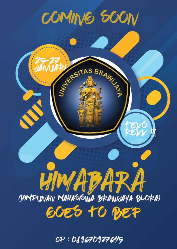 Ayo rek teko'o ng stand UB ( Universitas Brawijaya) Malang di acara BEF (Blora education Fair) pada tanggal 25-27 Januari 2019. Bantu repost yaa