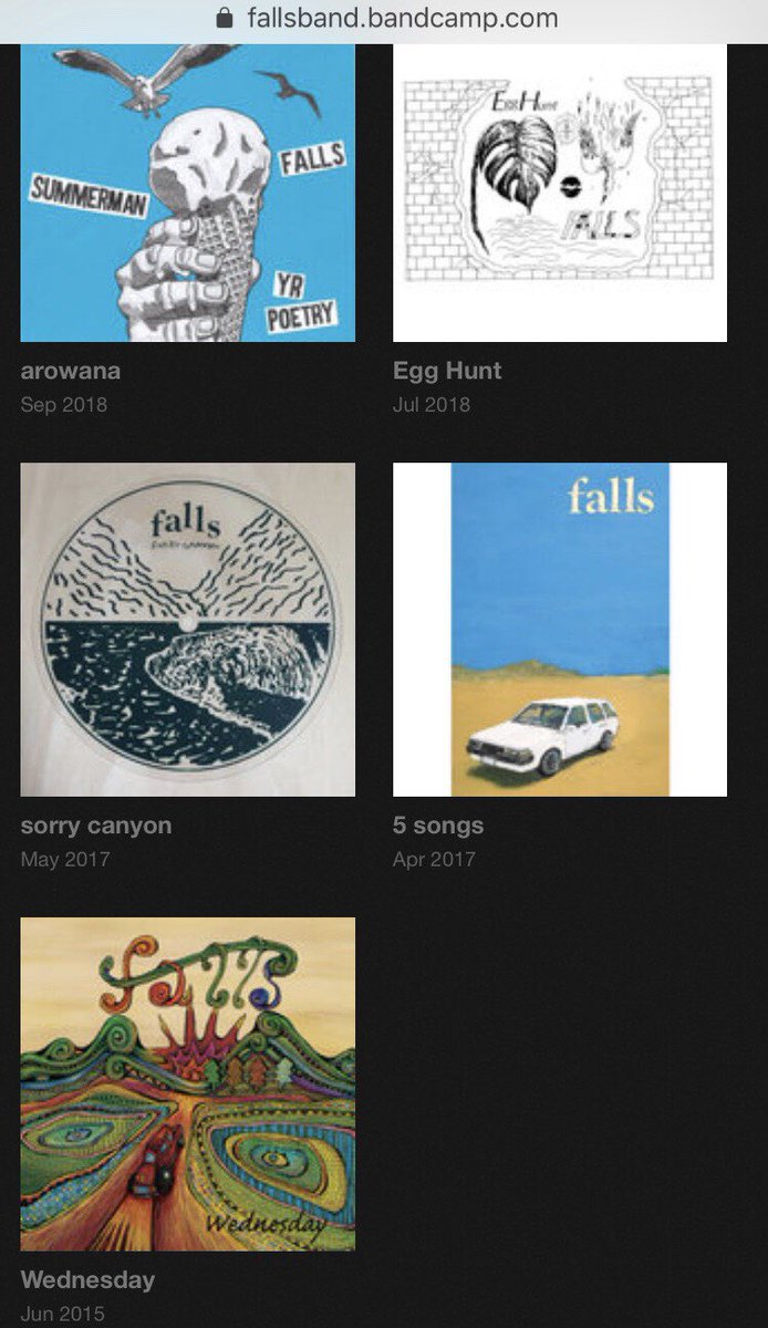 We've finally uploaded our entire discography to our Bandcamp page - available for streaming and purchase as well!

falls Bandcamp開設しました。これまでのリリース全て試聴/購入可能です。ご存知の方もそうでない方も聴いてみてください。
fallsband.bandcamp.com