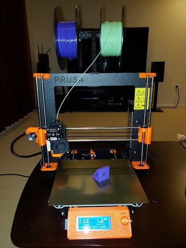 The 3D printer we built is hard at work! #omgrobots