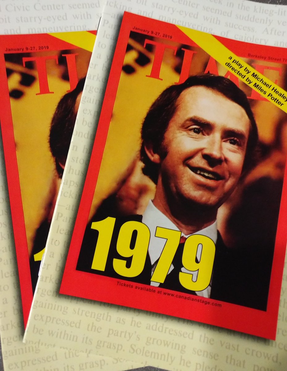 vgasparro's tweet photo. Had a great time at @1979_Toronto on Sunday. Excellent work by @healeytypes to add some colour and humour to this time in political history. The appearance of @Jenni_Byrne at the end was also a really nice touch. #cdnpoli #onpoli #topoli https://t.co/LsjdeVfPm3