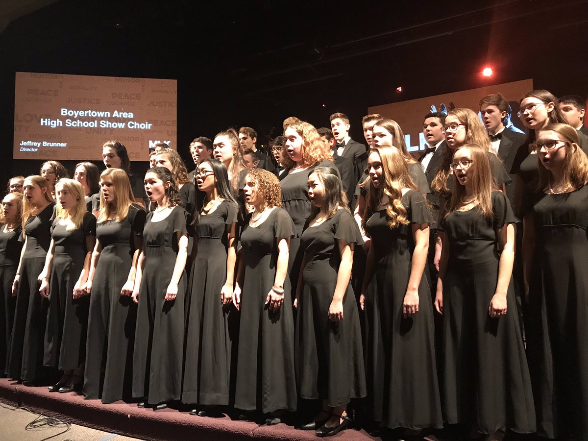 BASH Show Choir performing at the MLK Jr. Community Service this evening. Beautiful message shared through beautiful voices. #BASDpride
