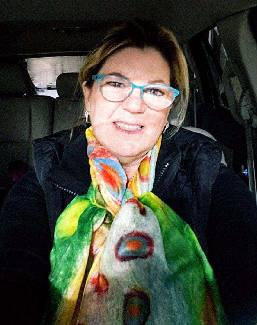 TenkaraAmma's tweet photo. I designed my own trout scarf!!! https://t.co/7qUmGAC7jQ