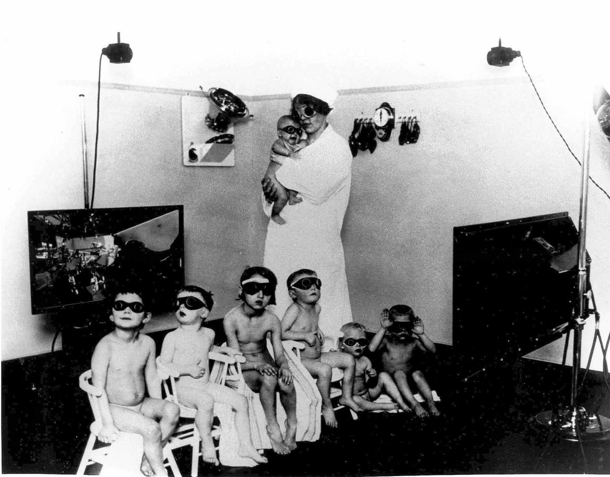 The Rockefeller Foundation Helped Found The German Eugenics Program And Actually Funded The Program That Josef Mengele Worked In Before He Went To Auschwitz.Were The Nazi Lebensborn's So Sensitive To Light They Had To Wear Goggles? #QAnon  #Rockefeller  #Eugenics  @potus