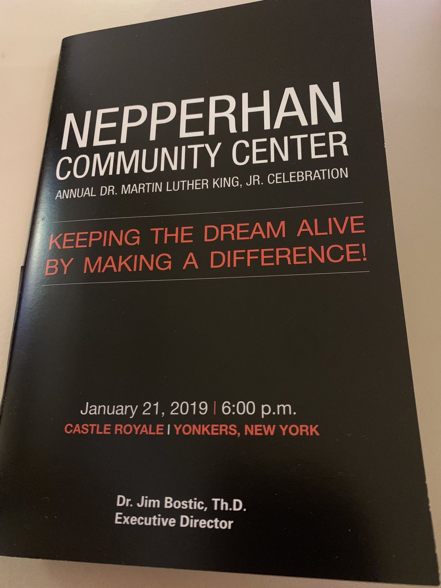 Terrific program to celebrate #MartinLutherKingJrDay with the Nepperhan Community Center!