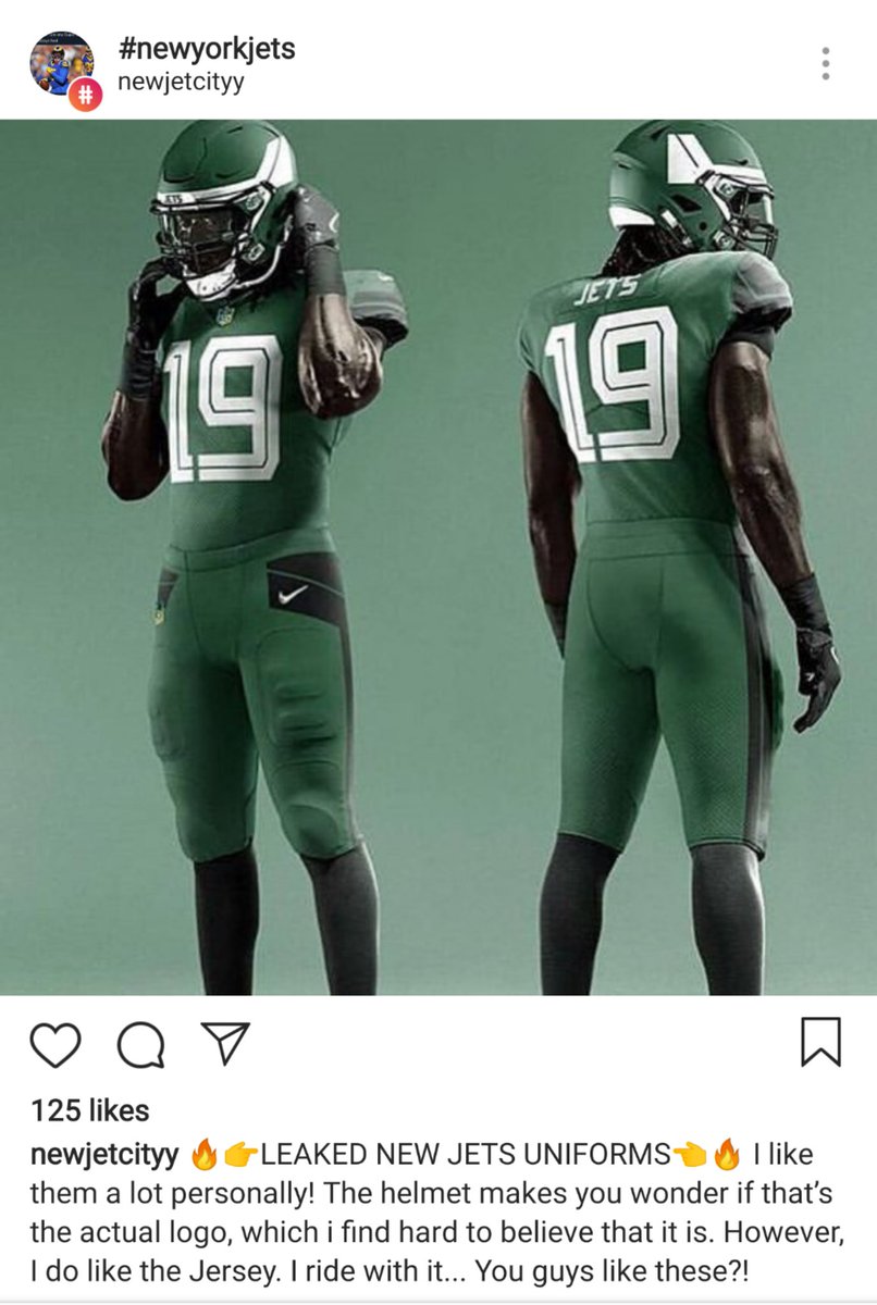 Jets New Uniforms Supposedly Leaked Are U-G-L-Y