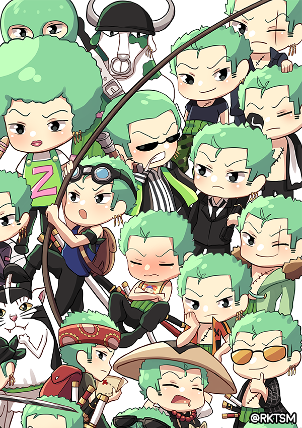 Wangsheng Creamery Can You Guess Them All Onepiece Roronoa Zoro Roronoazoro ロロノア ロロノア ゾロ ゾロ ワンピース